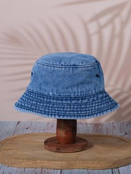 DukieKooky - Dark Blue Bucket Hat for Boys & Girls (M)