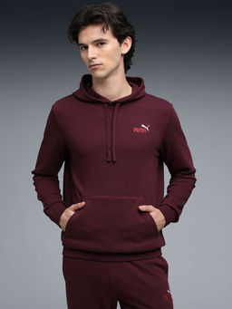 Puma - Wine Essentials 2 Color Men Regular Fit Logo Hoodie