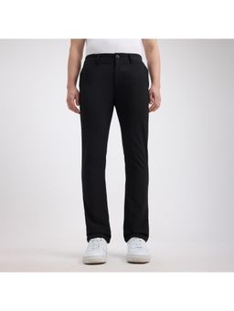 Pepe Jeans - Men Black Mid Rise Lightweight Casual Trouser