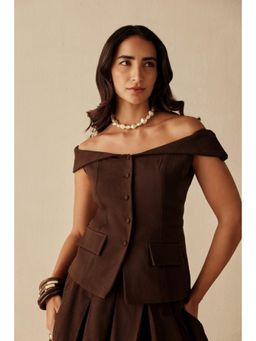 Sage By Mala - Chaillot Brown Solid Top