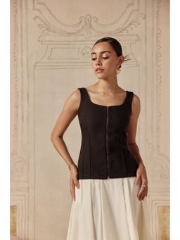 Sage By Mala - Black Sorbonne Solid Top