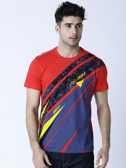 Huetrap - Mens Red Short Sleeve T-Shirt