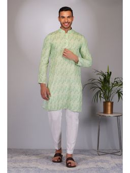 Eleven Brothers - Green Spectrum Printed Kurta Set (Set of 2)