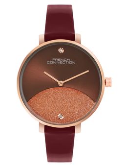 French Connection - Women's Brown Dial Analog Watch- FCN089BRL (M)