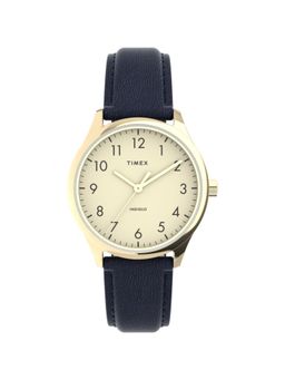 Timex - Women 32 mm Size Cream Dial Analog Watch -TW2V36200 (M)