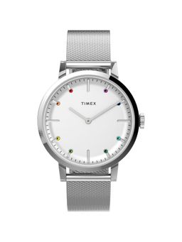 Timex - Women 36 mm Size Silver-Tone Dial Analog Watch -TW2V36900 (M)