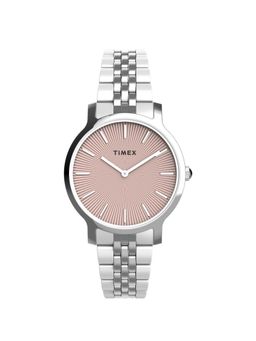 Timex - Women 34 mm Size Pink Dial Analog Watch -TW2V77400 (M)