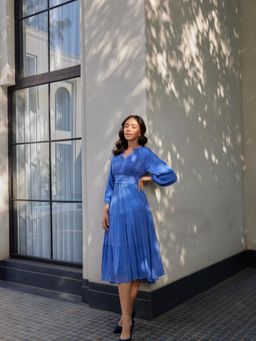 Style Island - Georgia Lurex Dress for Women