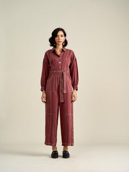 Style Island - Kendal Rust Jumpsuit (Set of 2)