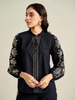 Style Island - Kate Black Top for Women