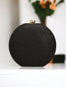 Toobacraft - Embellished Box Clutch - Black