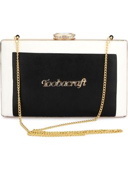 Toobacraft - Textured Box Clutch - Black