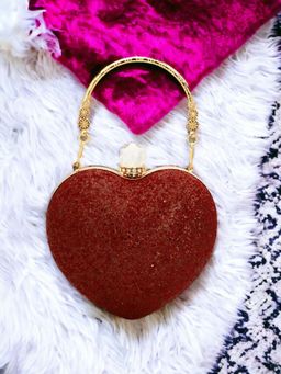 Toobacraft - Embellished Box Clutch - Red