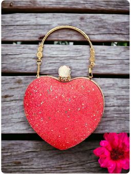 Toobacraft - Embellished Box Clutch - Pink