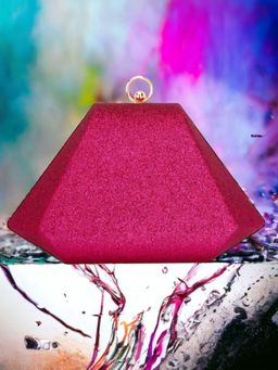 Toobacraft - Embellished Box Clutch - Pink