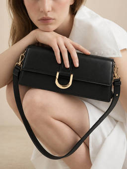 Lino Perros - Womens Black Hand Bag