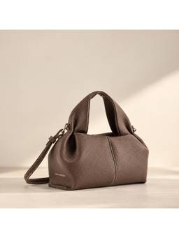 Lino Perros - Women Solid Voyage Stone Coffee Sling Bag