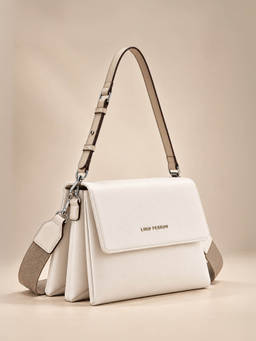 Lino Perros - Voyage Mousse Off-White Sling Bag with Detachable Handle