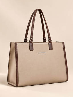 Lino Perros - Monroe Beige Tote Bag