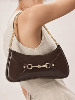 Lino Perros - Texas Cleo Coffee Shoulder Bag