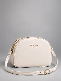 Lino Perros - Beige Synthetic Leather Sling Bag