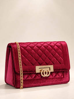 Lino Perros - Red Checkered Handbag