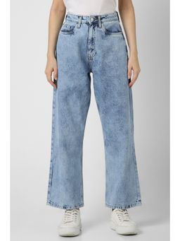 Van Heusen - Women Blue Light Wash Regular Fit Jeans