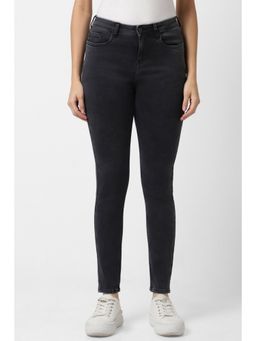 Van Heusen - Women Black Dark Wash Skinny Fit Jeans