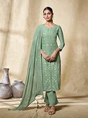 Green color option, Sold out, Currently selected