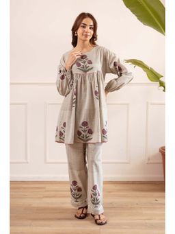 Autumnlane - Karen Fossil Cotton Co-Ord Set