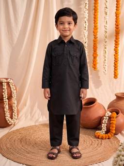 Autumnlane - Arya jet boys Pathani kurta and Pyjama