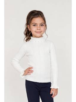 One Friday - Off White Acrylic High Neck top
