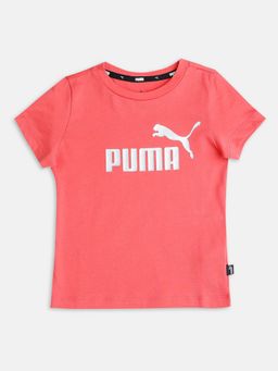 Puma - ESS Logo Girls Pink T-Shirt