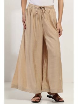 Rangriti - Women Beige Solid Palazzo
