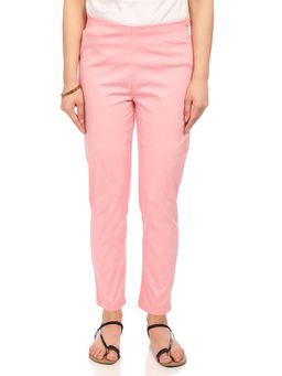 Rangriti - Women Pink Solid Pant