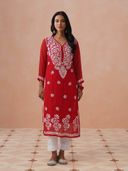 Red color option, Sold out, Currently selected