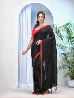 DESH BIDESH - Womens Handloom Pure Cotton Saree Abhiprithi Royal Design Without Blouse