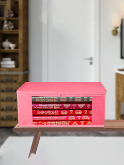 Kuber Industries - Pink Saree Covers (Pack of 9)