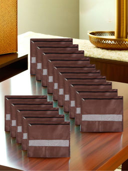 Kuber Industries - Brown Saree Storage Bags (Pack of 15)