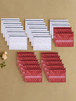 Kuber Industries - Multi-Color Saree Storage Bags (Pack of 24)