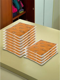 Kuber Industries - Brown Saree Storage Bags (Pack of 12)