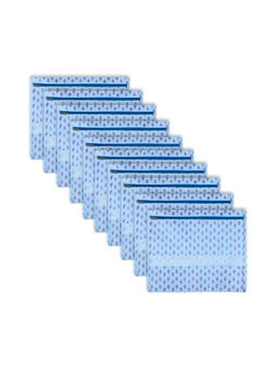 Kuber Industries - Blue Single Saree Bags (Pack of 10)