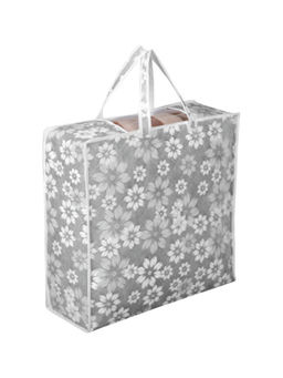 Kuber Industries - Grey Wardrobe Waterproof Underbed Storage Bag
