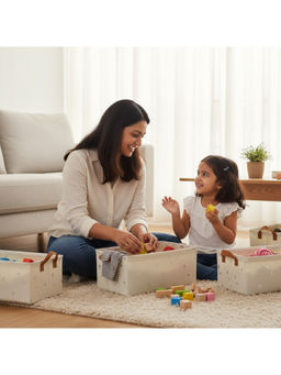 Epicasa - Beige Premium Foldable Storage Bin