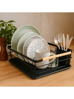 Epicasa - Black Kitchen Dish Drying Organizer Rack