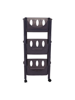 Epicasa - Grey 3-Tier Kitchen Storage Rack Organizer