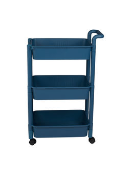 Epicasa - Navy Blue 3-Tier Utility Storage Rack