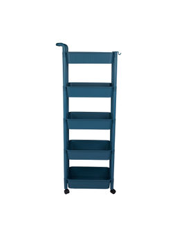 Epicasa - Navy Blue 5-Tier Utility Storage Rack