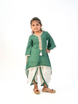 Lil Glam - Kurti & Dhoti Pants (Set of 2)