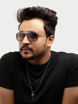 ROYALTAIL - Unisex Denny Navigator Blue Lens Sunglasses (55)